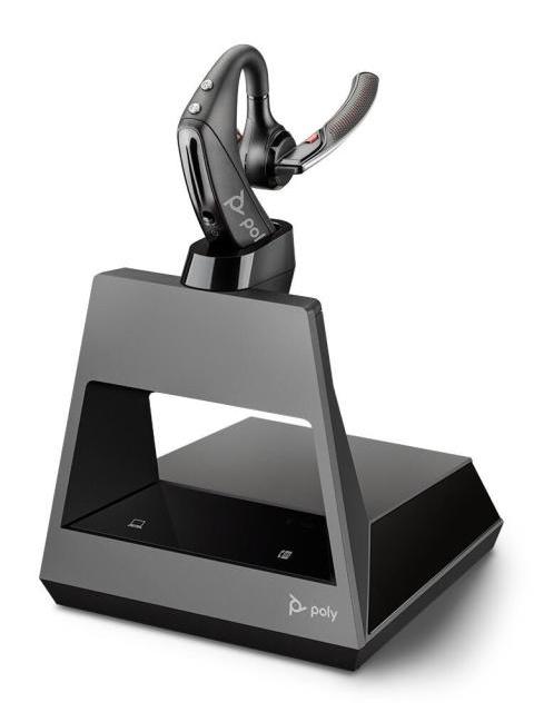 POLY MANOS LIBRES VOYAGER 5200 OFFICE INALAMBRICO BLUETOOTH NEGRO - Imagen 5