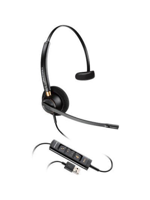 POLY MONOAURAL ENCOREPRO 515 ALAMBRICO 2 METROS USB NEGRO