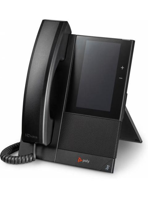 POLY TELEFONO IP CCX 505 5 ALAMBRICO 24 LINEAS ALTAVOZ NEGRO - Imagen 6
