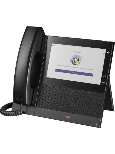 POLY TELEFONO IP CCX 600 CON PANTALLA 7 WIFI-BLUETOOTH 24 LINEAS ALTAVOZ NEGRO - Imagen 2