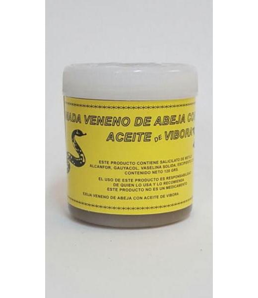 POMADA VENENO DE ABEJA CON ACEITE DE VIBORA C 120GR. YERBO VITAL