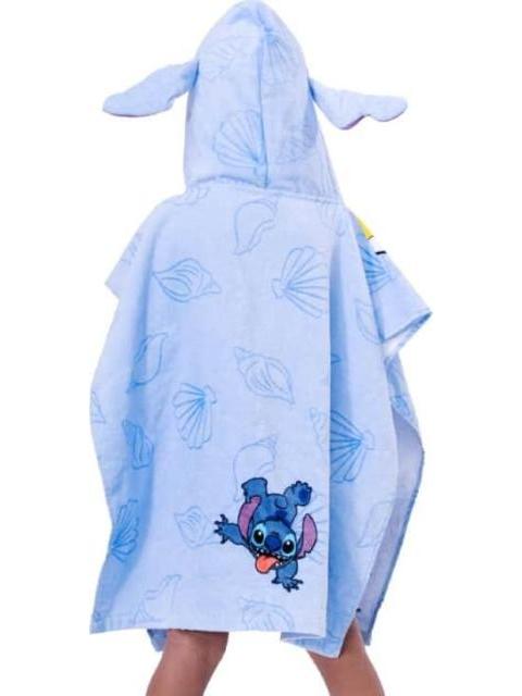 PONCHO CON CAPUCH A PARA ALBERCA INFANTIL 60 CM X 60 CM- 3 A 8 AÑOS MULTICOLOR STITCH - Imagen 5