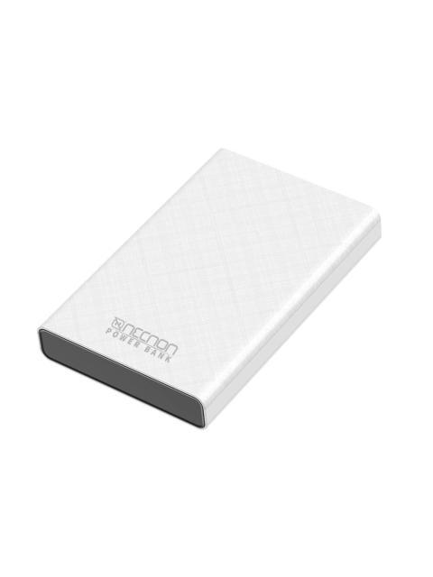POWER BANK NPW05TC NECNON 5000MAH ENTRADA Y SALIDA DOBLE USB 5V-2.1 Y TIPO C 5V-2.1A. 1 A 2 CARGAS INDICADOR DE CARGA CON LUZ LED BATERIA DE 5 000 MAH