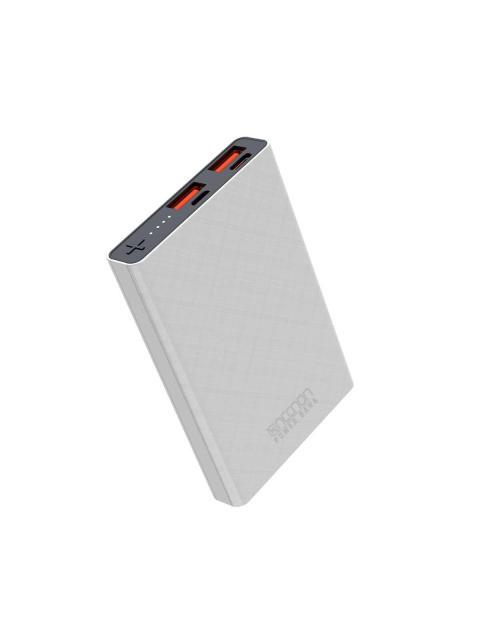POWER BANK NPW05TC NECNON 5000MAH ENTRADA Y SALIDA DOBLE USB 5V-2.1 Y TIPO C 5V-2.1A. 1 A 2 CARGAS INDICADOR DE CARGA CON LUZ LED BATERIA DE 5 000 MAH - Imagen 3