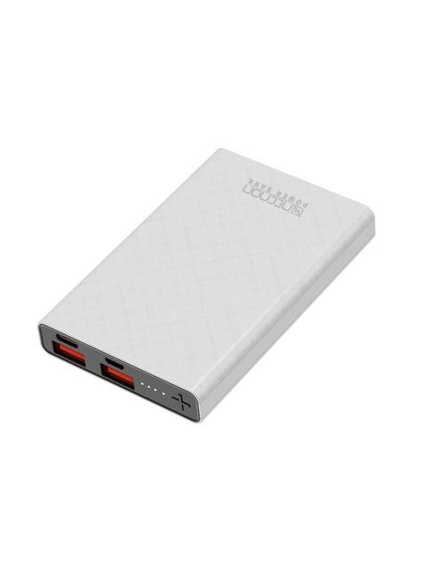 POWER BANK NPW05TC NECNON 5000MAH ENTRADA Y SALIDA DOBLE USB 5V-2.1 Y TIPO C 5V-2.1A. 1 A 2 CARGAS INDICADOR DE CARGA CON LUZ LED BATERIA DE 5 000 MAH - Imagen 5