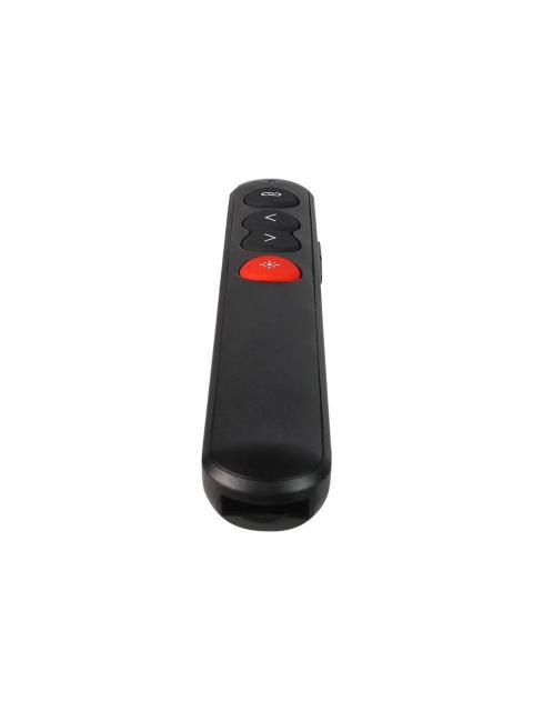 PRESENTADOR APUNTADOR LASER VORAGO LASP305  INALAMBRICO USB SLIM NEGRO - Imagen 4
