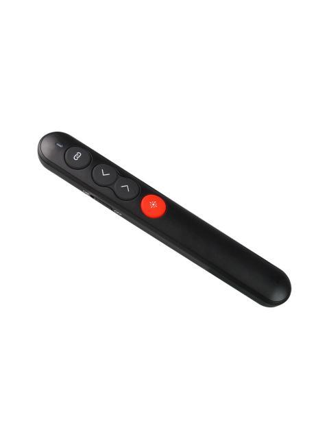 PRESENTADOR APUNTADOR LASER VORAGO LASP305  INALAMBRICO USB SLIM NEGRO - Imagen 6