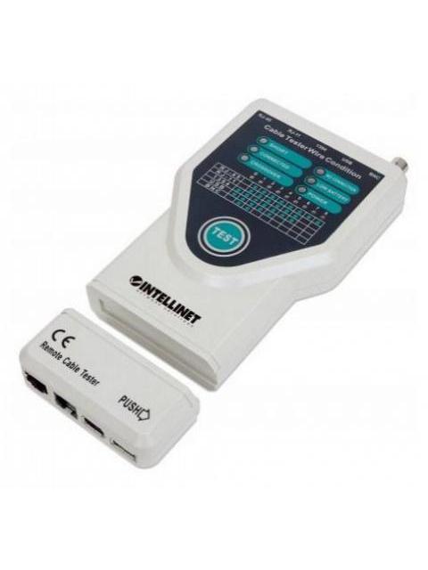 INTELLINET PROBADOR DE CABLES 5 EN 1 RJ-11 - RJ-45- USB- BNC- FIREWIRE - Imagen 2