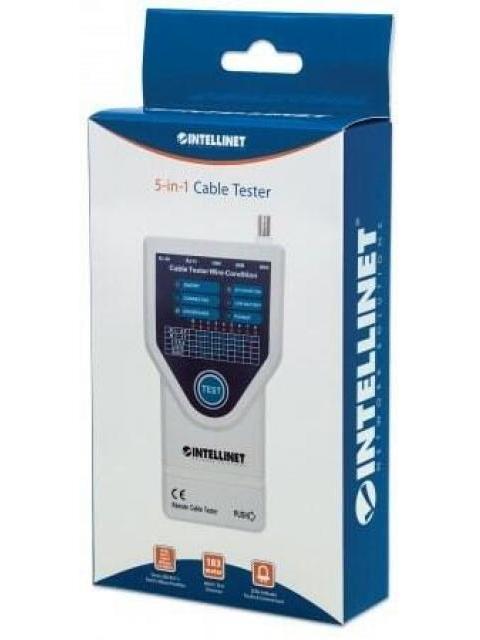 INTELLINET PROBADOR DE CABLES 5 EN 1 RJ-11 - RJ-45- USB- BNC- FIREWIRE - Imagen 6