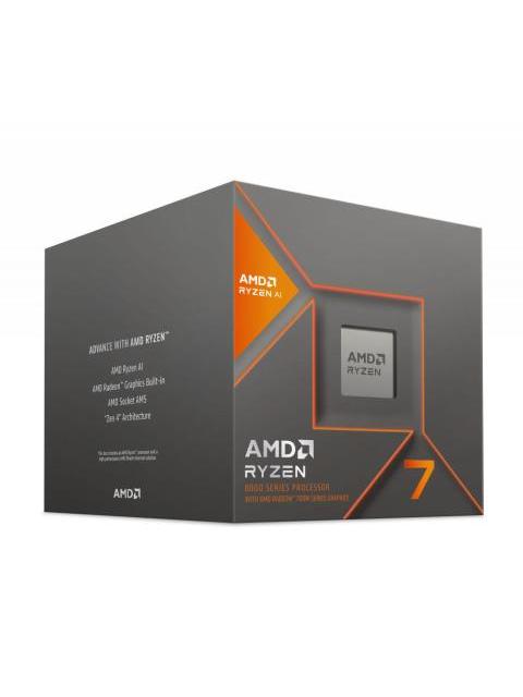 PROCESADOR AMD RYZEN 7 8700G CON GRAFICOS RADEON 780M S-AM5 4.20GHZ 8-CORE 16MB L3 CACHE CON DISIPADOR WRAITH SPIRE