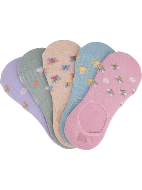 PROTECTOPIE SET 5 PARES UNITALLA MULTICOLOR LOVE TO LOUNGE