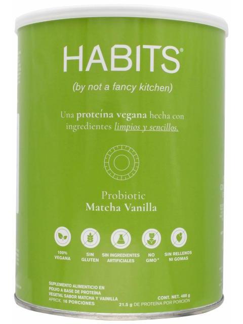 PROTEINA MATCHA VANILLA 488 G HABITS