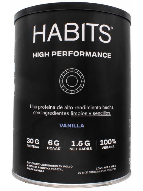 PROTEINA VEGETAL HIGH PERFORMANCE VANILLA 1078 G HABITS