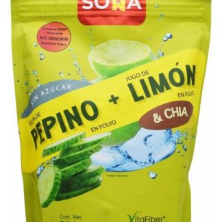 PULPA PEPINO JUGO DE LIMON CHIA 500 G SOWA