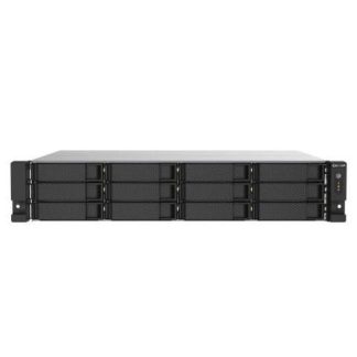 QNAP TS-1273AU-RP NAS DE 12 BAHIAS AMD RYZEN V1500B 2.20GHZ USB NEGRO ? NO INCLUYE DISCOS DUROS