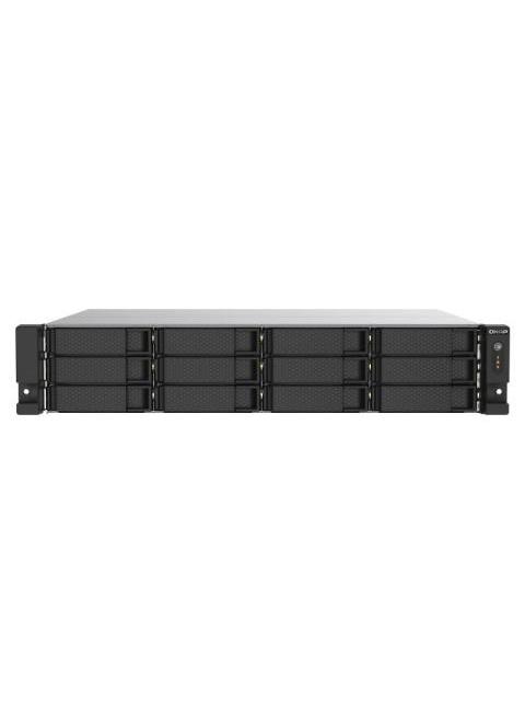 QNAP TS-1273AU-RP NAS DE 12 BAHIAS AMD RYZEN V1500B 2.20GHZ USB NEGRO ? NO INCLUYE DISCOS DUROS