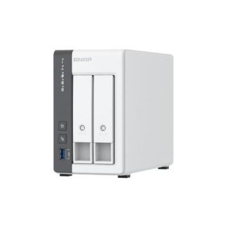 QNAP TS-216G-US NAS DE 2 BAHIAS 4GB ARM CORTEX-A55 2GHZ DDR4 SATA 2X USB 2.0 ? NO INCLUYE DISCOS