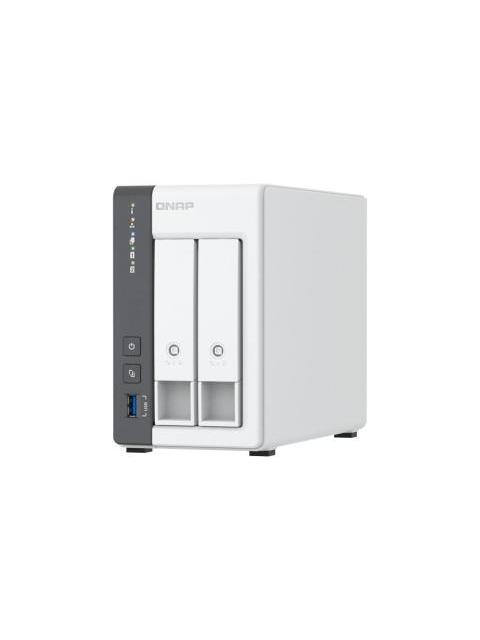 QNAP TS-216G-US NAS DE 2 BAHIAS 4GB ARM CORTEX-A55 2GHZ DDR4 SATA 2X USB 2.0 ? NO INCLUYE DISCOS