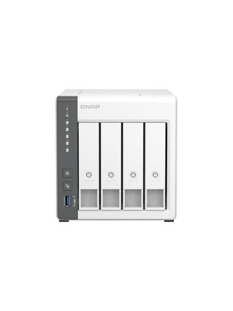 QNAP TS-433 NAS DE 4 BAHIAS ARM CORTEX-A55 2.00GHZ SATA III BLANCO ? NO INCLUYE DISCO DURO - Imagen 3
