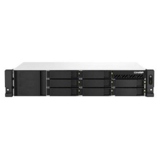 ?QNAP TS-873AEU-RP NAS DE 8 BAHIAS CON FUENTE DE PODER REDUNDANTE 4GB RYZEN EMBEDDED V1500B 2.2GHZ NEGRO ? NO INCLUYE DISCOS DUROS