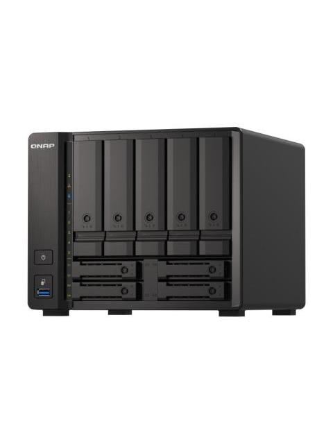 QNAP TS-H973AX-8G NAS DE 9 BAHIAS 8GB AMD RYZEN V1500B 2.20GHZ SATA NEGRO ? NO INCLUYE DISCOS DUROS
