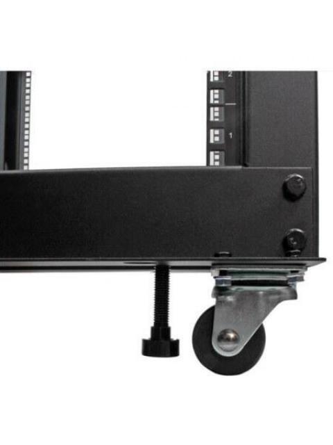 STARTECH RACK DE MARCO ABIERTO CON PROFUNDIDAD AJUSTABLE DE 4 COLUMNAS 25U CON RUEDAS - Imagen 6