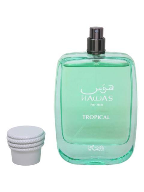 RASASI HAWAS TROPICAL EAU DE PARFUM 100 ML AROMATICO MASCULINO - Imagen 3