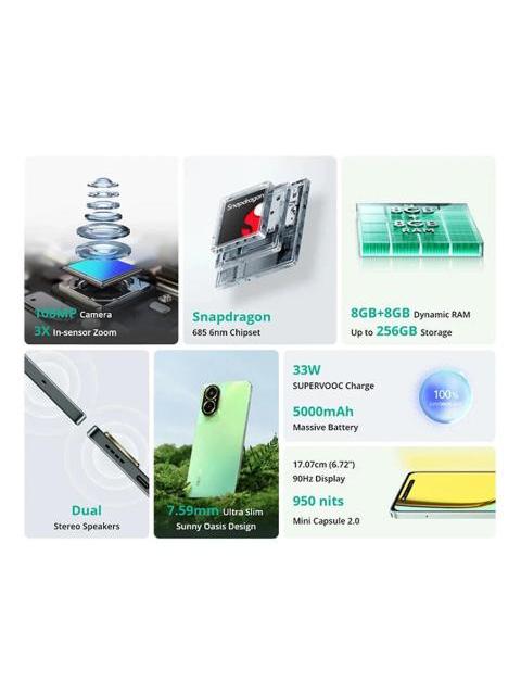 REALME C67 DUAL SIM 256 GB VERDE 8 GB RAM - Imagen 3