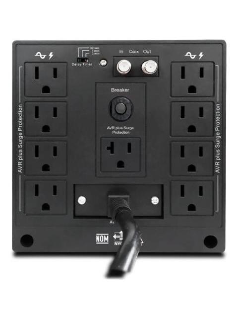 REGULADOR CDP R-AVR5008 2.500W 5.000VA ENTRADA 120V SALIDA 120V 9 SALIDAS - Imagen 3
