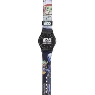 RELOJ ANALOGO STAR WARS NEGRO STAR WARS