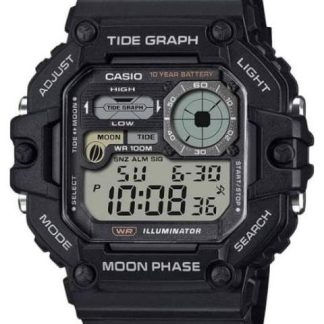 RELOJ CABALLERO NEGRO CASIO