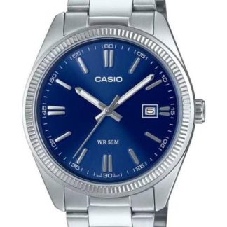 RELOJ CABALLERO PLATA CASIO