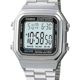 RELOJ DIGITAL PLATA CASIO