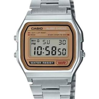 RELOJ DIGITAL PLATA CASIO