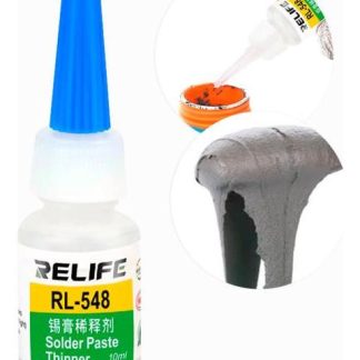 REPARACION PASTA DE SOLDADURA SLIM COMPANY DILUYENTE LIQUIDO PARA PASTA DE ESTAñO CON PLOMO O SIN PLOMO 10 ML