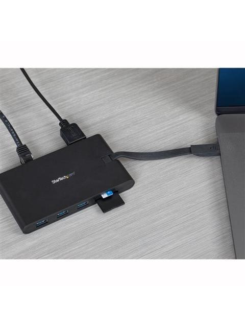 REPLICADOR DOCKING STATION USB-C VGA HDMI GBE SD WIN MAC - Imagen 7