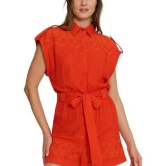 ROMPER CON BORDADO NARANJA HOLLY LAND