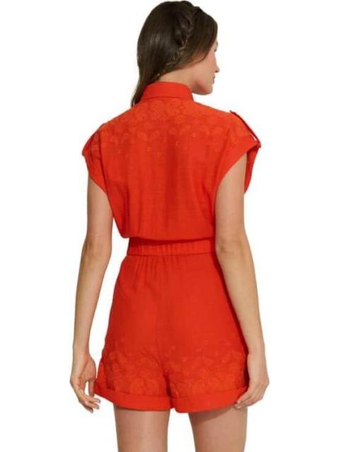 ROMPER CON BORDADO NARANJA HOLLY LAND - Imagen 3