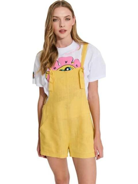 ROMPER DE LINO AMARILLO MOSTAZA HOLLY LAND - Imagen 3