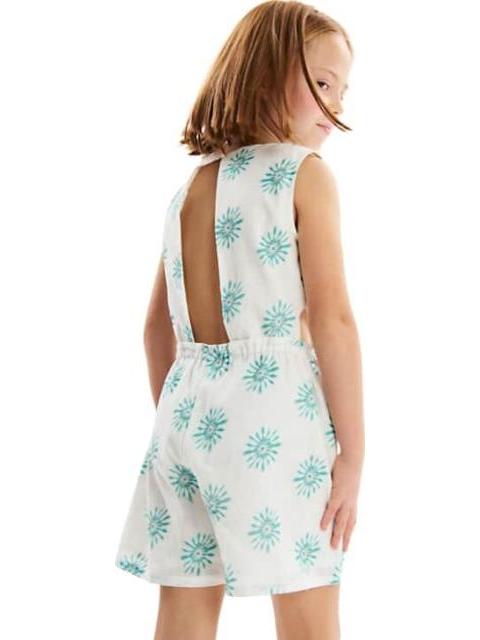 ROMPER DE LINO BLANCO HOLLY LAND KIDS - Imagen 5