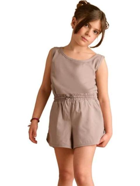 ROMPER LISO GRIS HOLLY LAND KIDS - Imagen 3