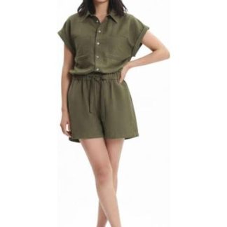 ROMPER LISO VERDE OLIVO HOLLY LAND