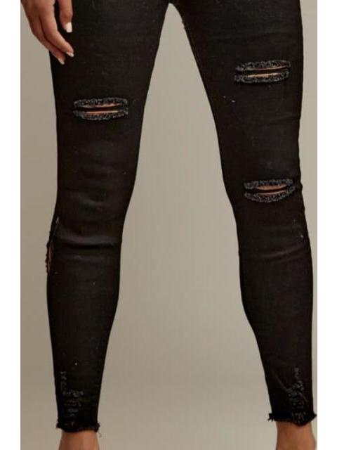 JEANS SUPERSKINNY CINTURA ALTA NEGRO ATMOSPHERE DNM - Imagen 3