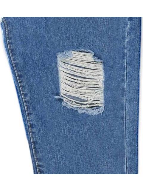 JEANS RECTOS CINTURA REGULAR GRIS ATMOSPHERE DNM - Imagen 3
