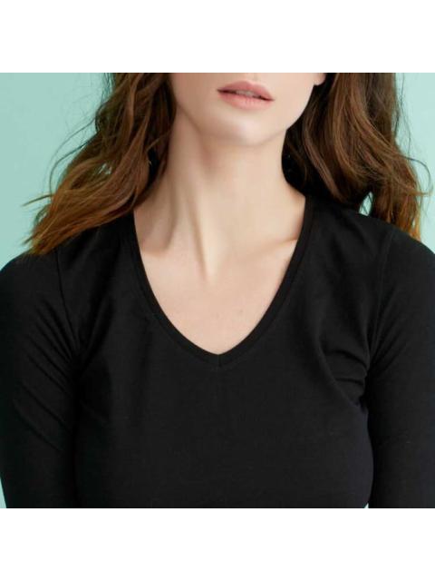PLAYERA MANGA LARGA NEGRO HOLLY LAND - Imagen 3