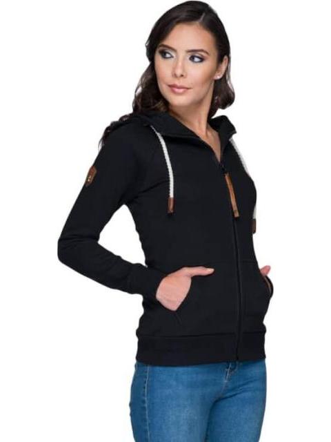 SUDADERA BASICA NEGRO HOLLY LAND - Imagen 3