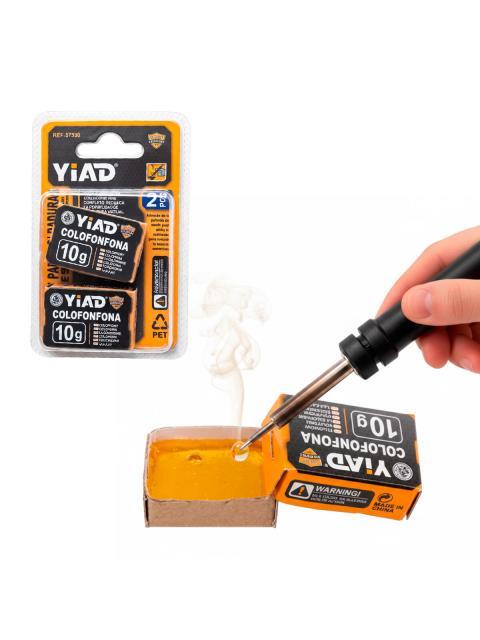 ROSIN COLOFONIA DETECTOR DE CORTOCIRCUITO RESINA REPARACION ELECTRONICA SLIM COMPANY AMARILLO KIT 2 PIEZAS DE 10G C U PARA REPARACION DE CIRCUITOS DE ELECTRONICA MANTENIMIENTO Y PROYECTOS DIY