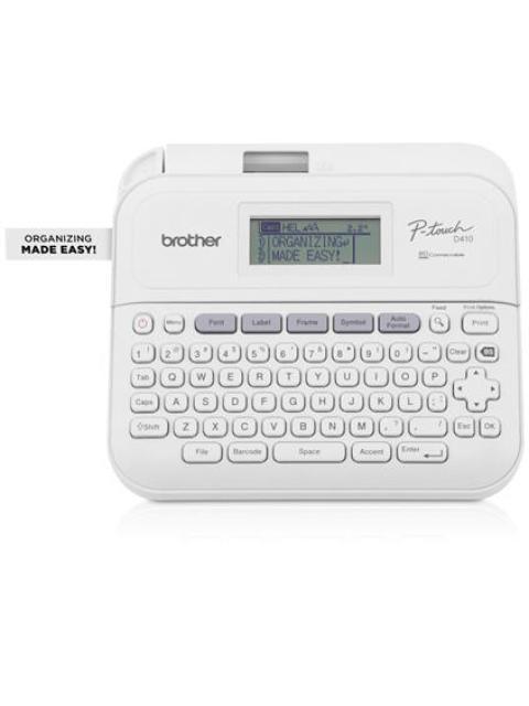 BROTHER ROTULADOR P-TOUCH PT-D410 TRANSFERENCIA TERMICA 180 X 180 DPI BLANCO