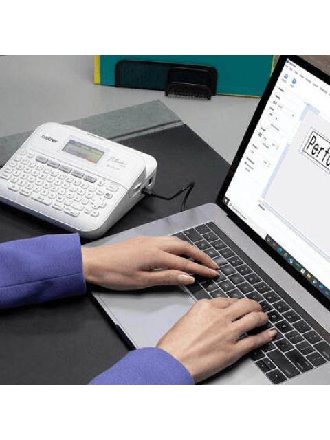BROTHER ROTULADOR P-TOUCH PT-D410 TRANSFERENCIA TERMICA 180 X 180 DPI BLANCO - Imagen 4
