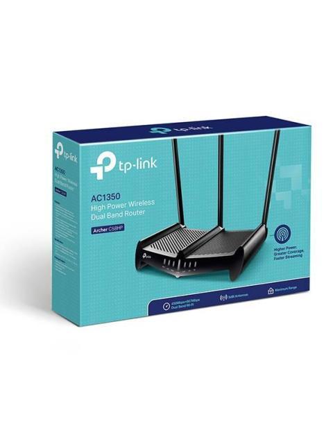 ROUTER INALAMBRICO DUAL BAND SIMULTANEA AC1350 (ARCHER C58HP) 450 MBPS EN 2.4GHZ Y 867 MBS EN 5GHZ CUENTA CON (4) LAN 10-100 MBPS (1) WAN 10-100 MBS - Imagen 4